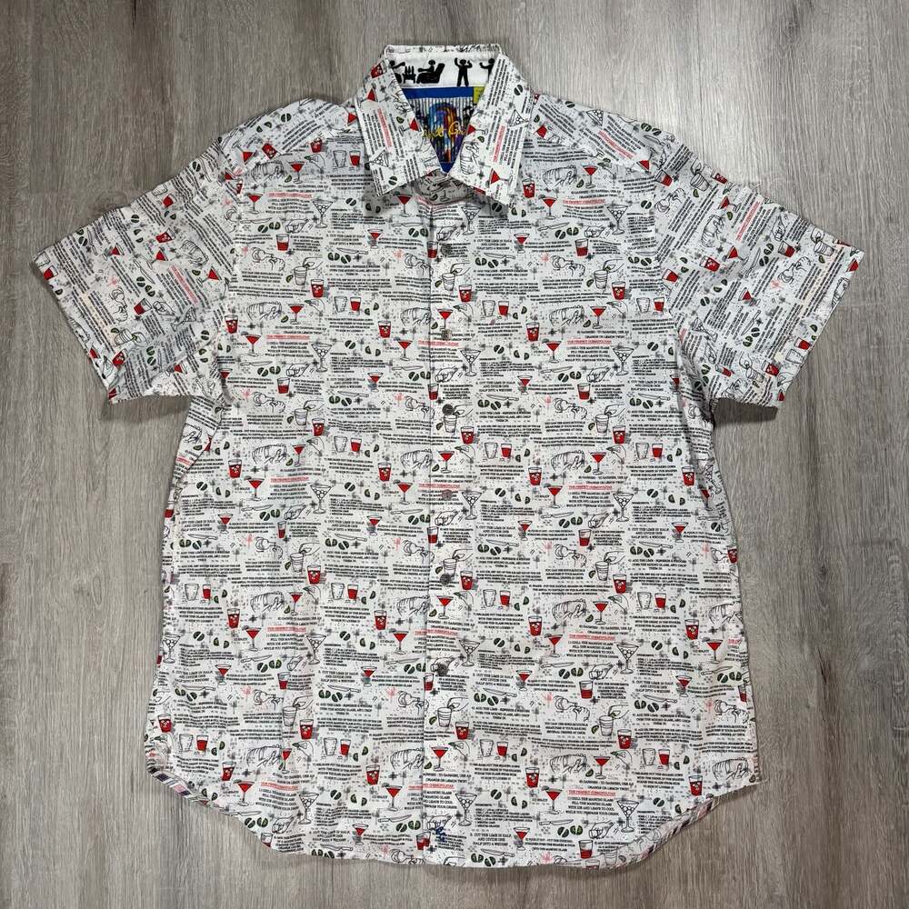 Robert Graham The Perfect Cosmopolitan Cocktail Recipe Short Sleeve Shirt